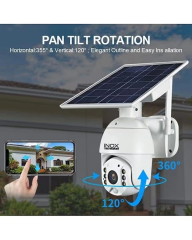 SIM Kartlı Güneş Enerjili Kamera Solar Kamera 4G PTZ 360 Derece Dönebilen Harekete Sese Duyarlı Kamera