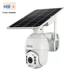 SIM Kartlı Güneş Enerjili Kamera Solar Kamera 4G PTZ 360 Derece Dönebilen Harekete Sese Duyarlı Kamera