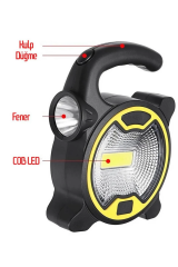 1W COB LED EL FENERİ PİLLİ - PANTHER PT-915