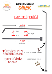 GÜNEŞ ENERJİLİ AYDINLATMA LAMBASI 1200w + 3m. LAMBA DİREĞİ