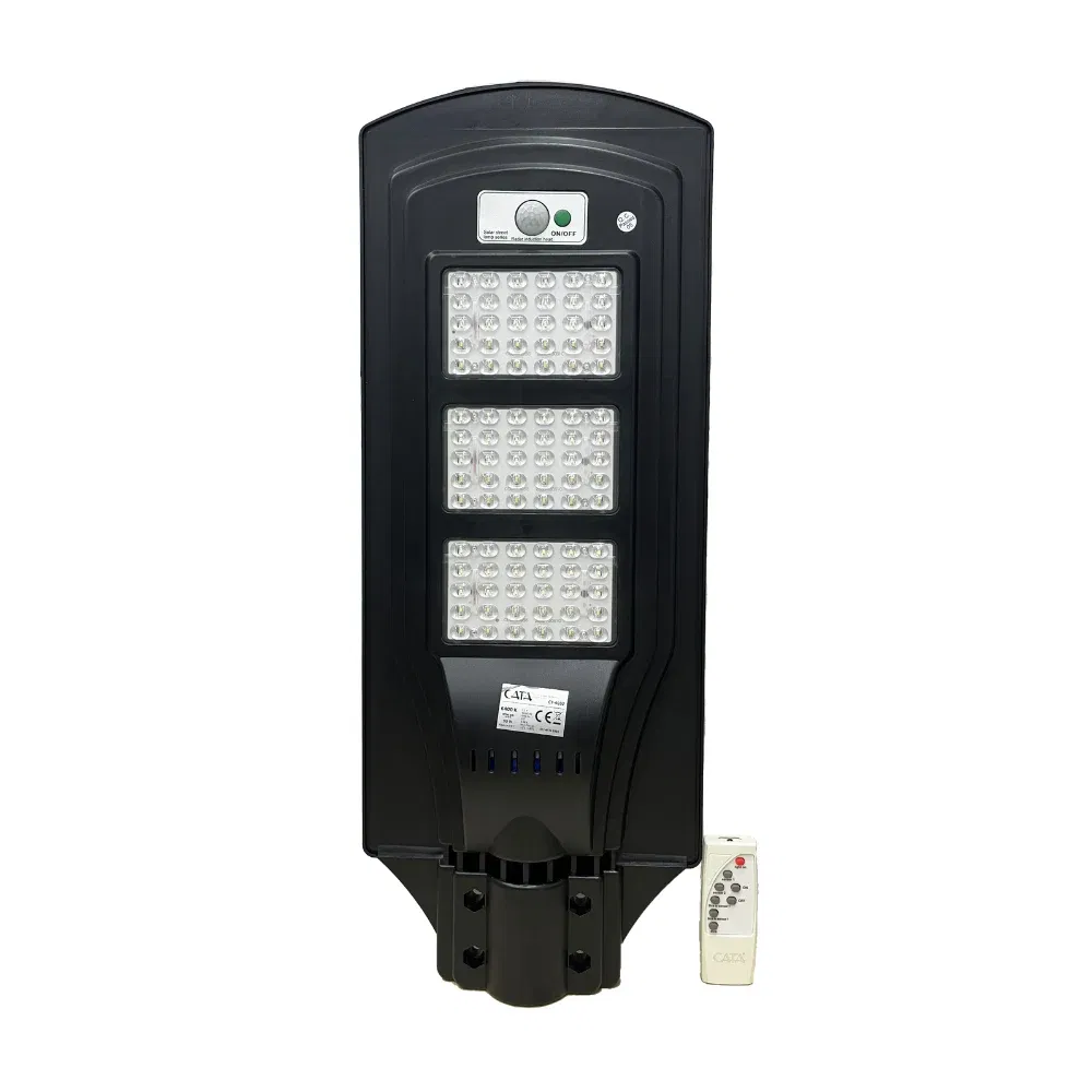 180W Solar Güneş Enerjili Sokak Lambası 6500K Beyaz Işık Sensörlü(Kumandalı) CT- 4692