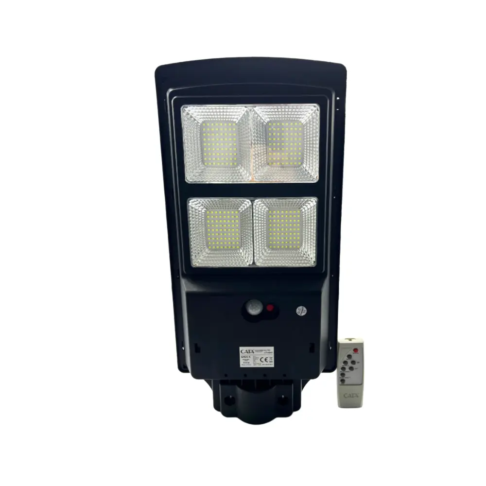 200w Solar Güneş Enerjili Sokak Armatürü 6400K Beyaz Işık Sensörlü (Kumandalı) CT-4640