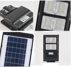 200w Solar Güneş Enerjili Sokak Armatürü 6400K Beyaz Işık Sensörlü (Kumandalı) CT-4640