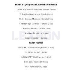 6.2kW TOPCON PAKET SİSTEM 2 (PAKET 5)