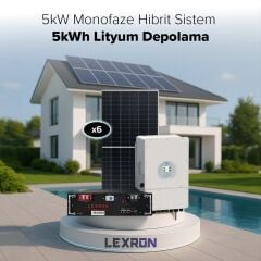 5kW MONOFAZE HİBRİT SİSTEM 1
