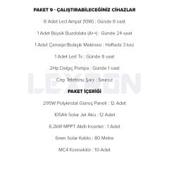 6.2kW POLİKRİSTAL PAKET SİSTEM 2 (PAKET 9)