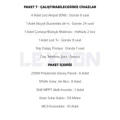 3kW POLİKRİSTAL PAKET SİSTEM 3 (PAKET 7)