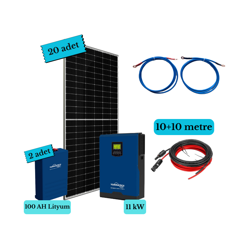 Villa Ges Paketi Villa Güneş Enerji Sistemi - Paket-2-