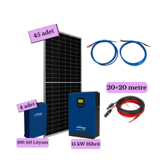 Villa Ges Paketi Villa Güneş Enerji Sistemi - Paket-3-