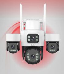 INOX-X114 4X3MP DÖRT LENSLİ WİFİ PTZ KAMERA