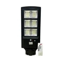 250w Solar Güneş Enerjili Sokak Armatürü 6500K Beyaz Işık Sensörlü (Kumandalı) CT-4641