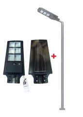 250W SOLAR BAHÇE AYDINLATMA LAMBASI + 3M. LAMBA DİREĞİ