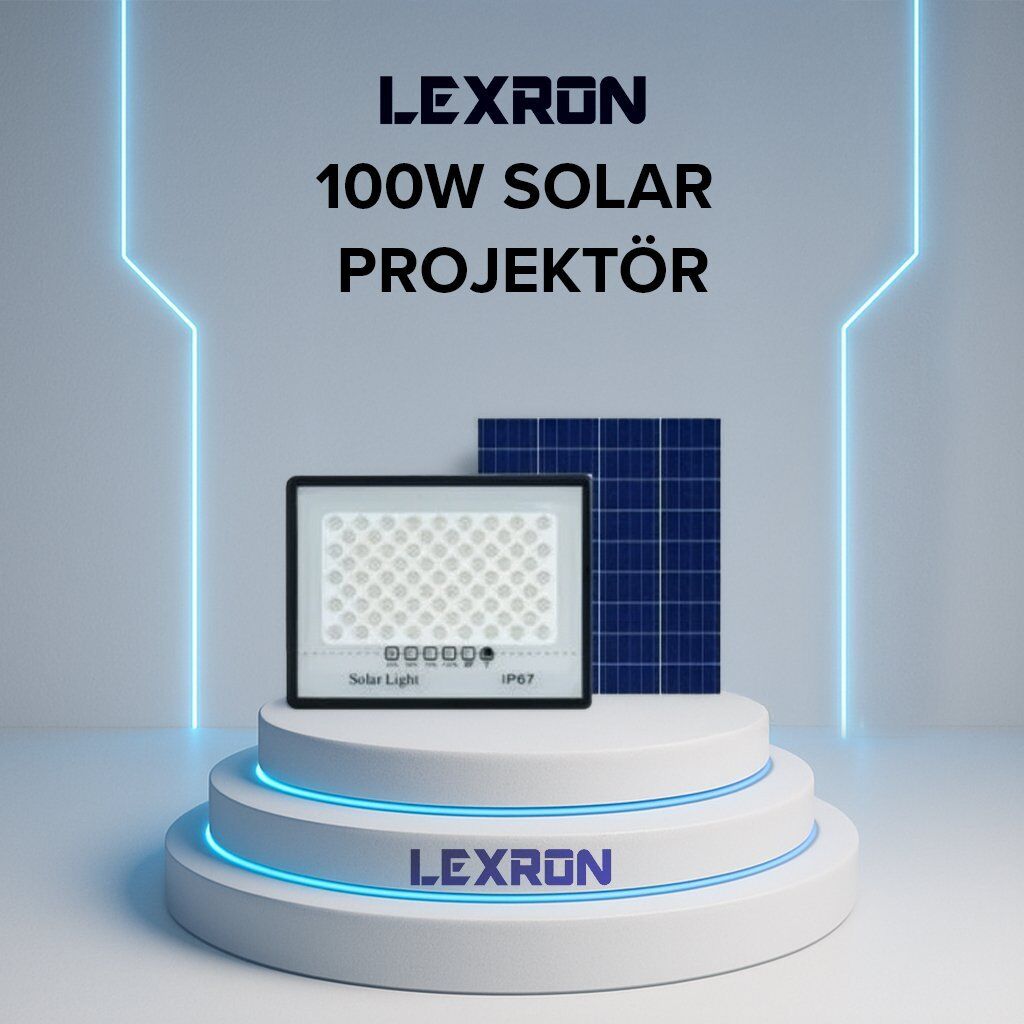100W SOLAR PROJEKTÖR