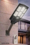600W SOLAR BAHÇE AYDINLATMA LAMBASI + 3M. LAMBA DİREĞİ