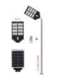 900W SOLAR BAHÇE AYDINLATMA LAMBASI + 3M. LAMBA DİREĞİ